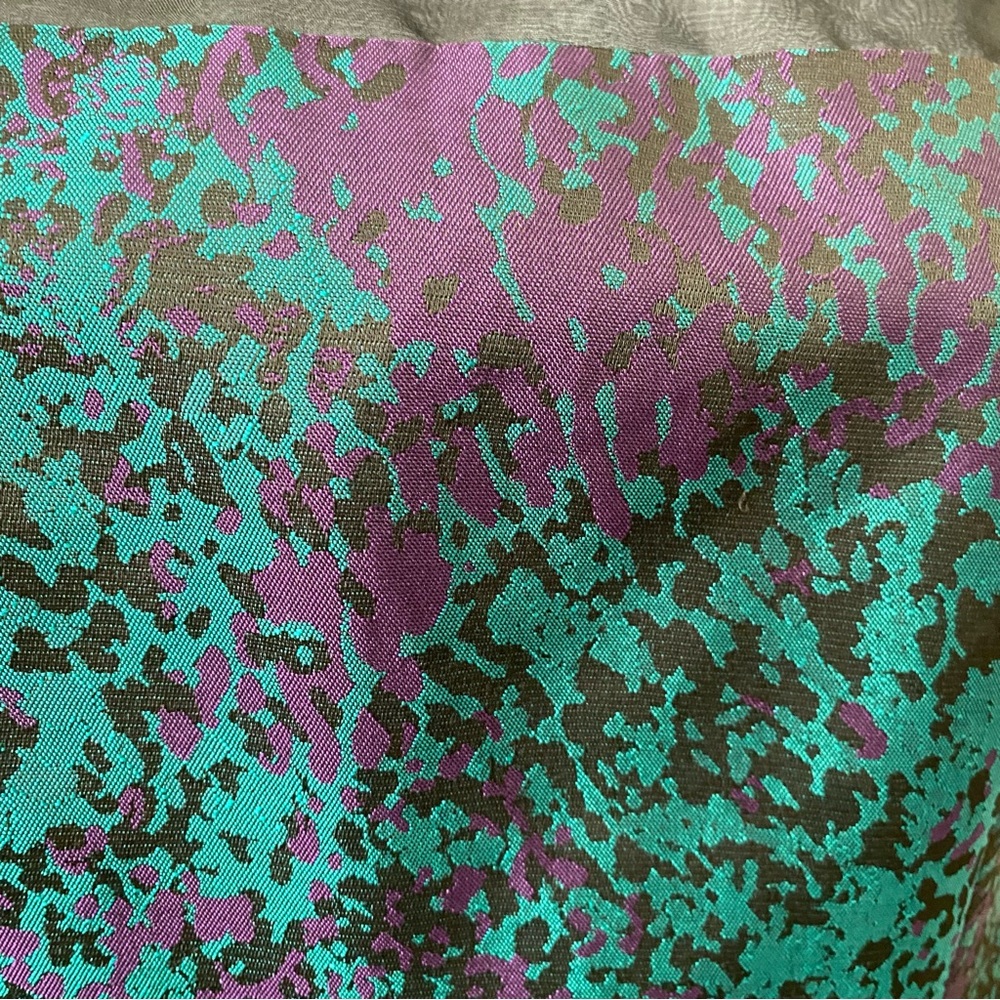 Ivy & Blu, Pretty and cocktail ready, Teal & purple silk dress - Picture 6 of 10